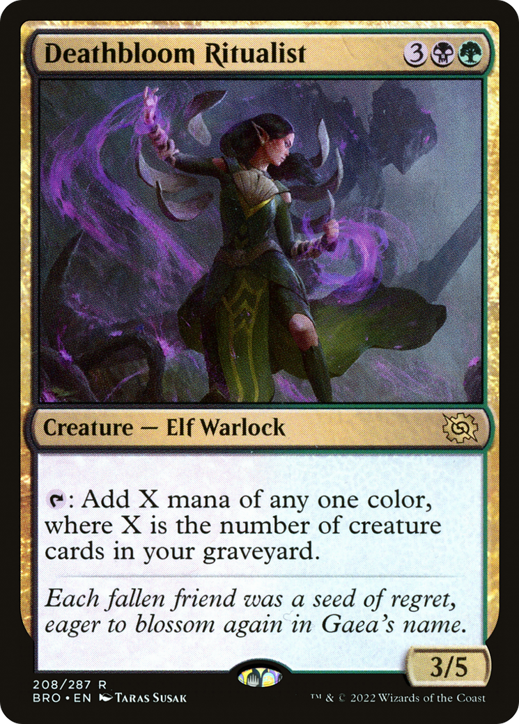 Deathbloom Ritualist (BRO-208) (Foil)