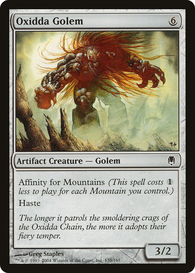 Oxidda Golem (DST-135) (Foil)