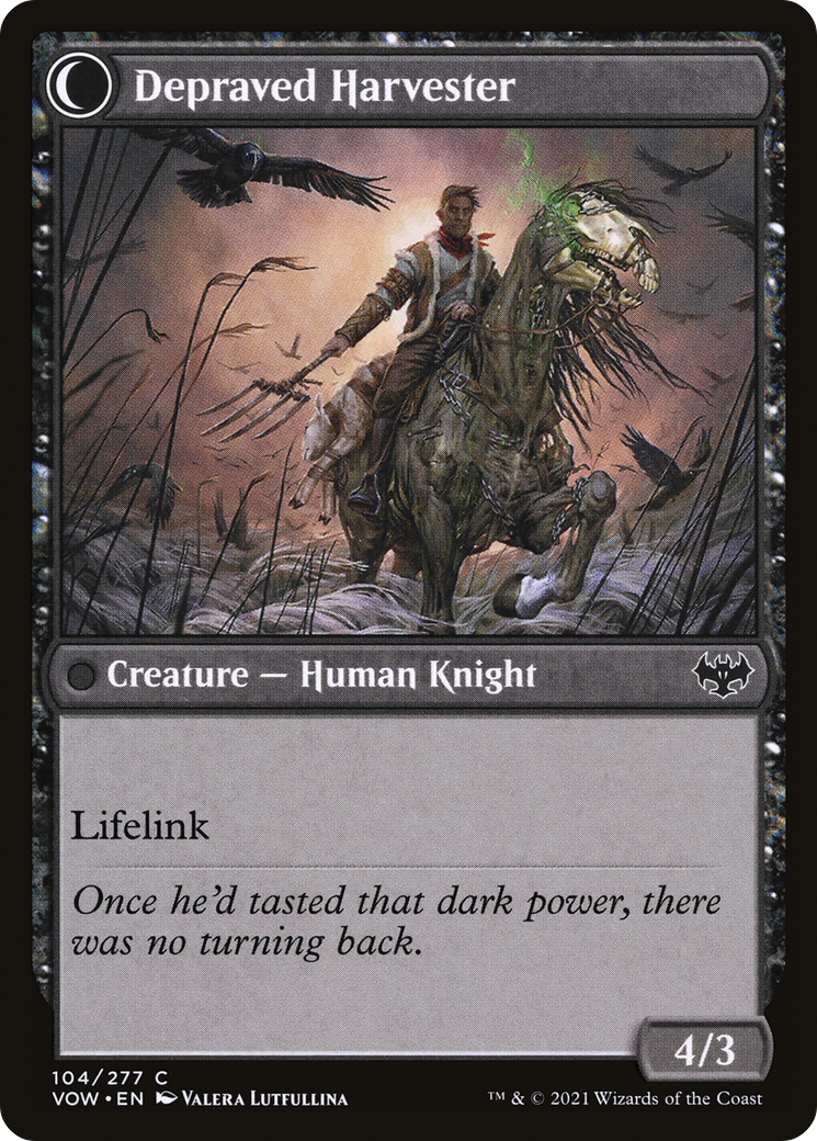 Desperate Farmer // Depraved Harvester (VOW-104) (Foil)