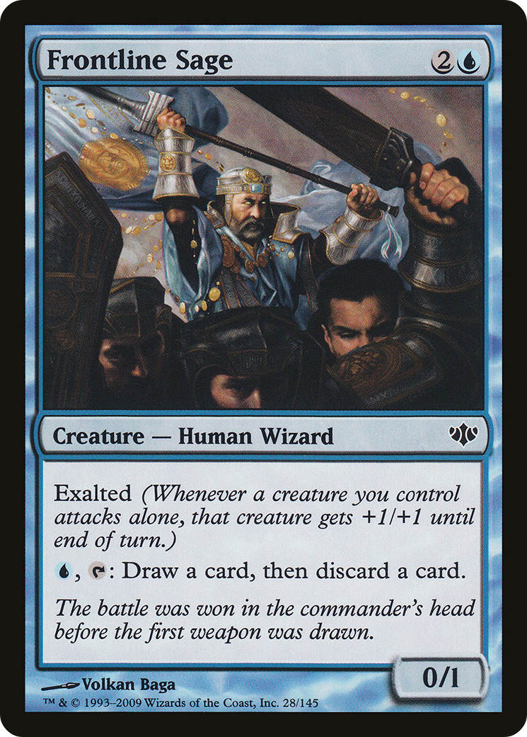 Frontline Sage (CON-028) (Foil)