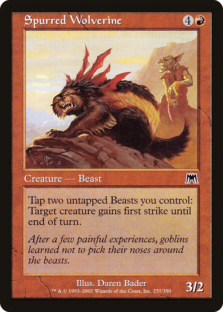Spurred Wolverine (ONS-237)