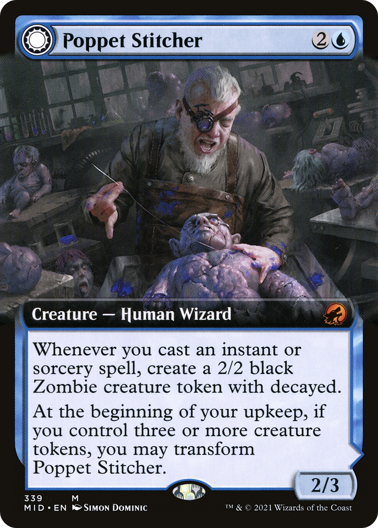 Poppet Stitcher // Poppet Factory (MID-339) (Extended Art) (Foil)