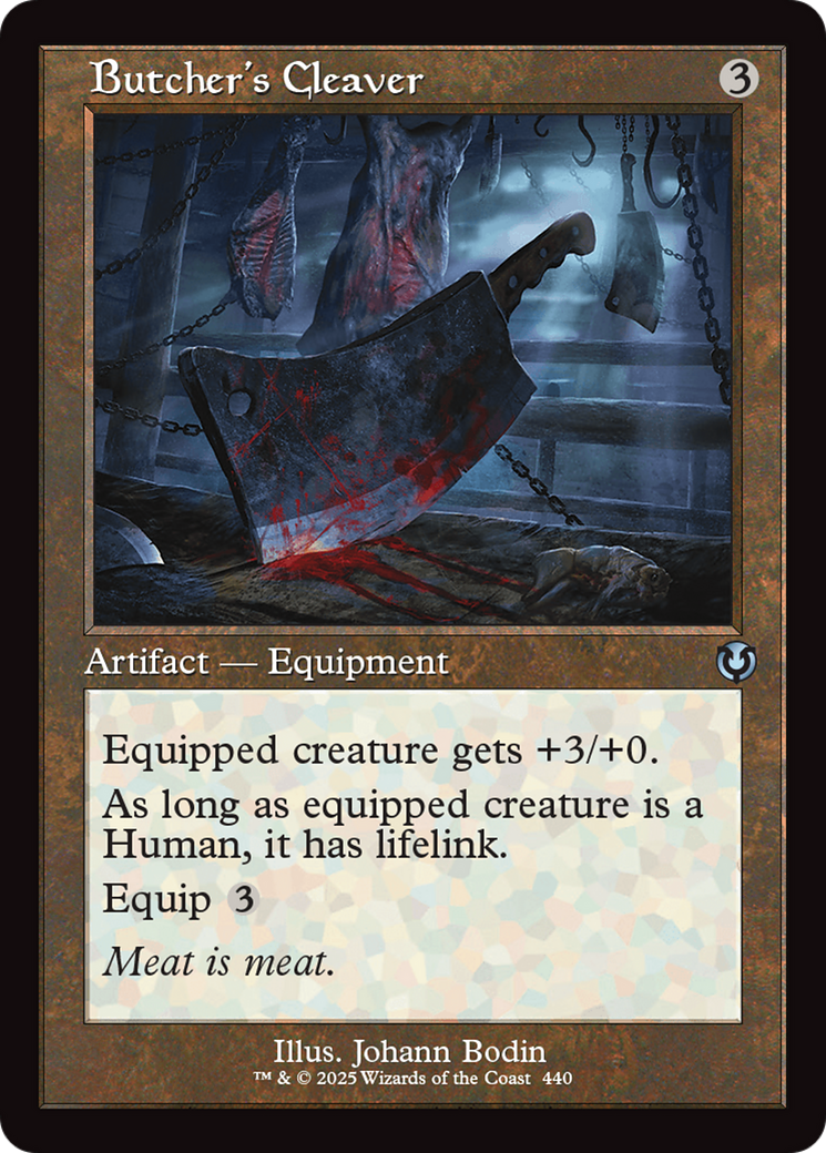 Butcher's Cleaver (INR-440) (Foil)