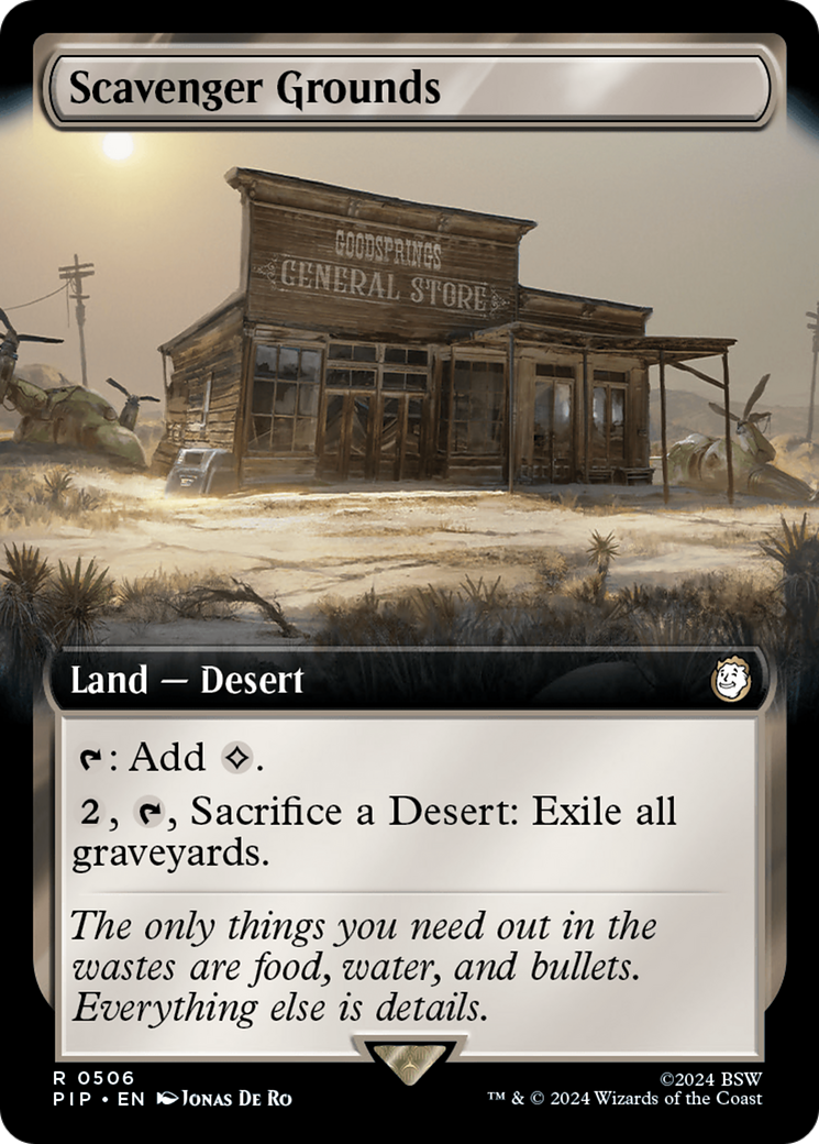 Scavenger Grounds (PIP-506) (Extended Art) (Foil)