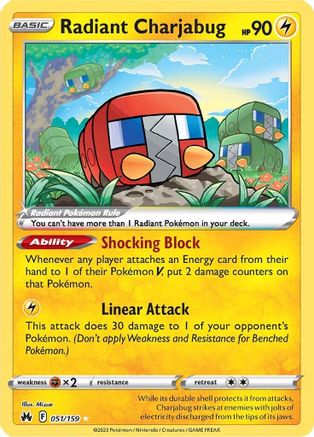 Radiant Charjabug (CRZ-051) (Holofoil)
