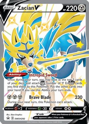 Zacian V (Shiny) (SSP-SWSH292) (Holofoil)