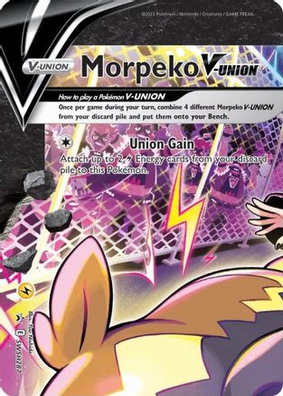 Morpeko V-Union (SSP-SWSH287) (Holofoil)