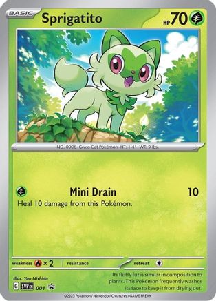 Sprigatito (SVP-001) (Holofoil)