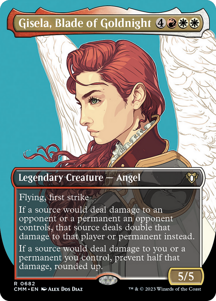 Gisela, Blade of Goldnight (CMM-682) (Borderless) (Foil)
