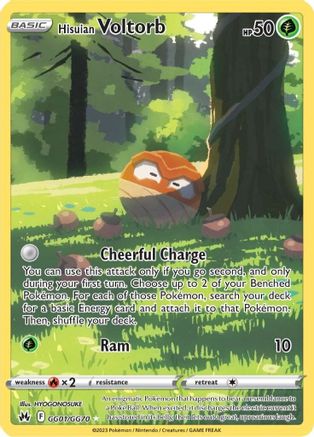 Hisuian Voltorb (CRZ:GG-GG01) (Holofoil)