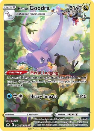 Hisuian Goodra (CRZ:GG-GG21) (Holofoil)