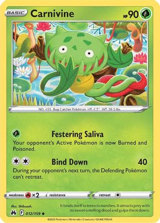 Carnivine (CRZ-012) (Reverse Holofoil)