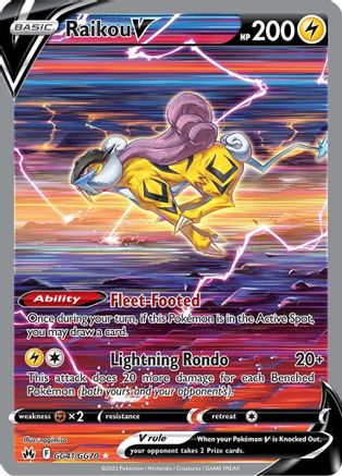 Raikou V (CRZ:GG-GG41) (Holofoil)