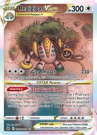 Regigigas VSTAR (CRZ:GG-GG55) (Holofoil)