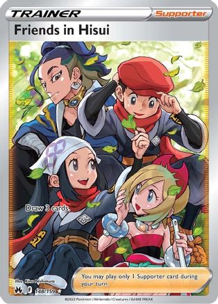 Friends in Hisui (Full Art) (CRZ-148) (Holofoil)