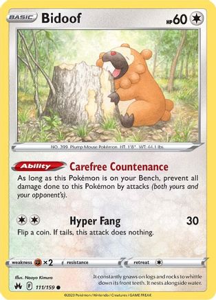 Bidoof (CRZ-111)