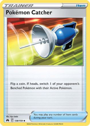 Pokemon Catcher (CRZ-138) (Reverse Holofoil)