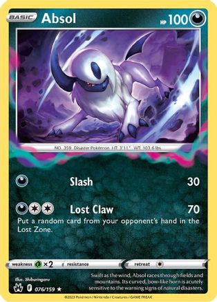 Absol (CRZ-076) (Holofoil)