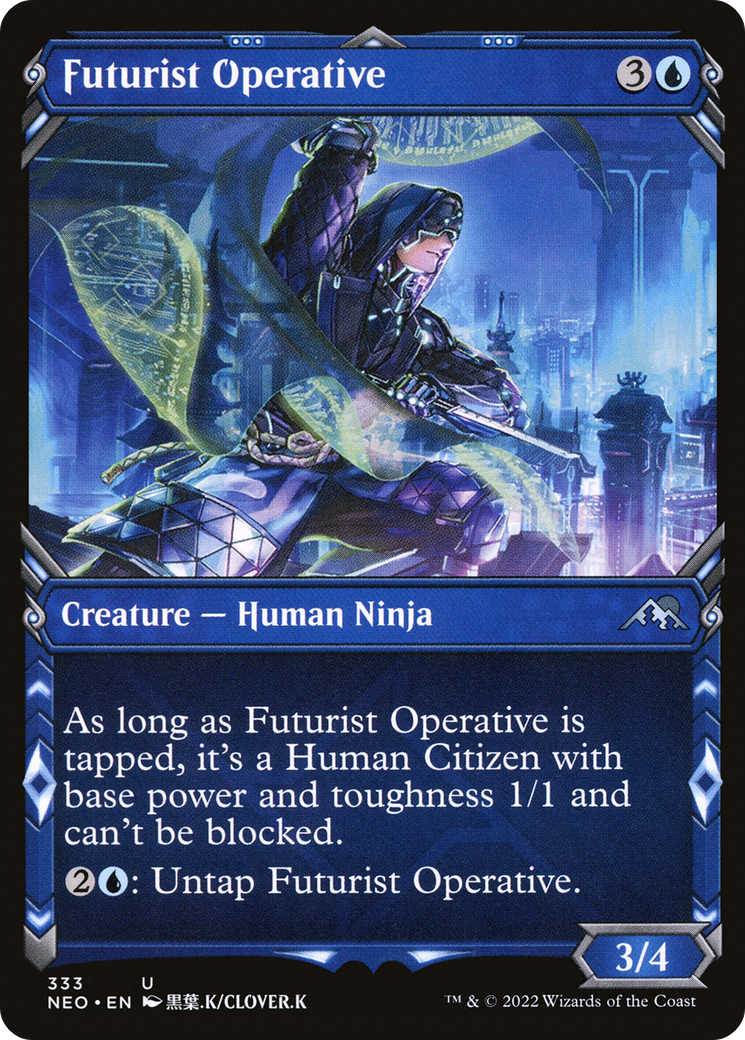 Futurist Operative (NEO-333) (Showcase) (Foil)