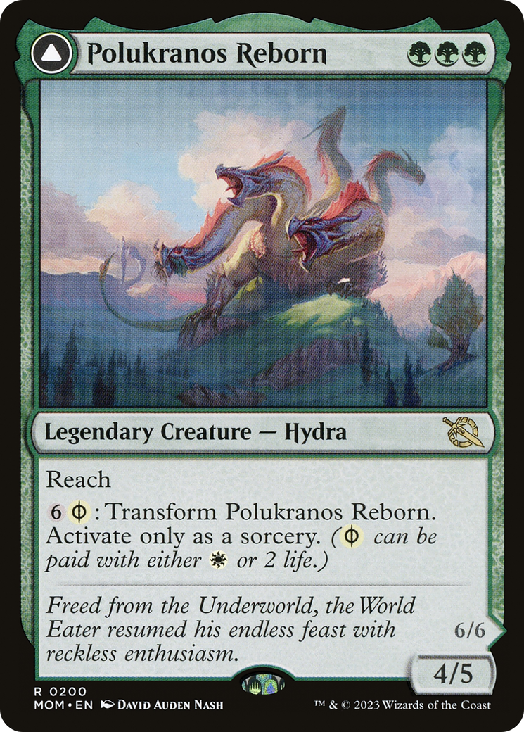 Polukranos Reborn // Polukranos, Engine of Ruin (MOM-200) (Foil)