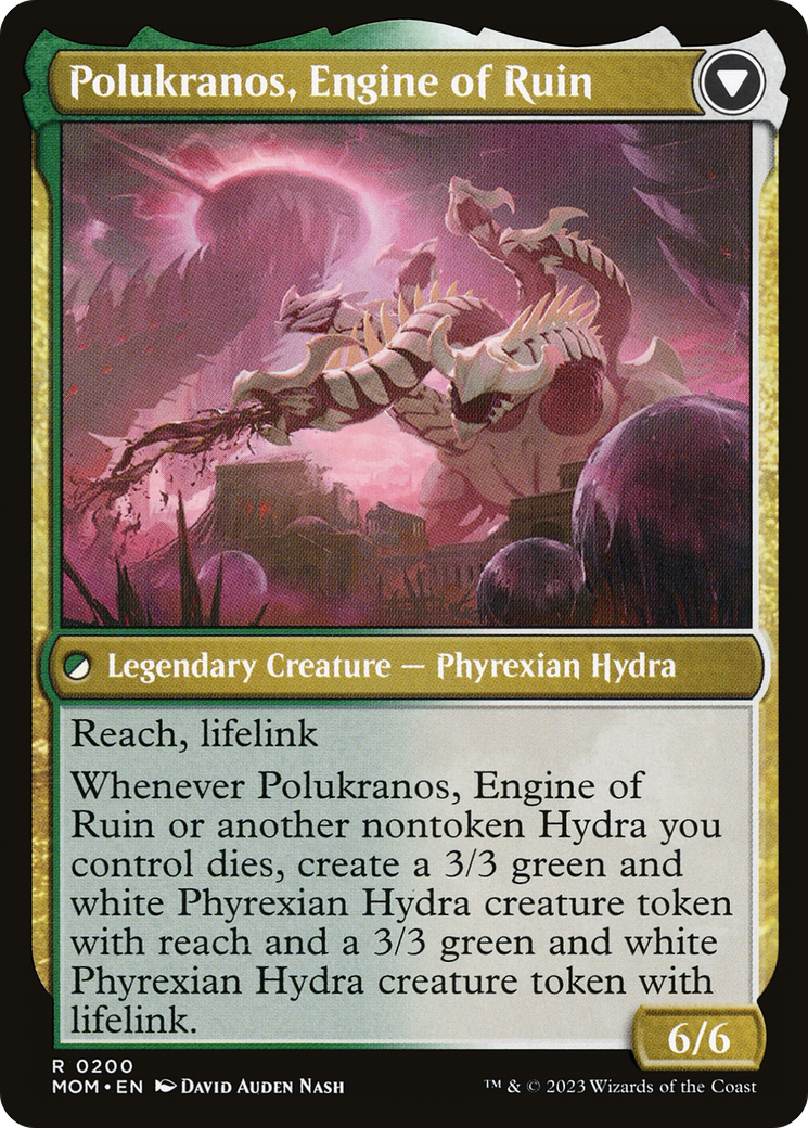 Polukranos Reborn // Polukranos, Engine of Ruin (MOM-200) (Foil)