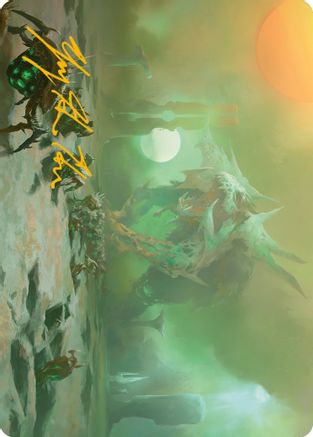 Green Sun's Twilight Art Card (Gold-Stamped Signature) (ASONE-039)