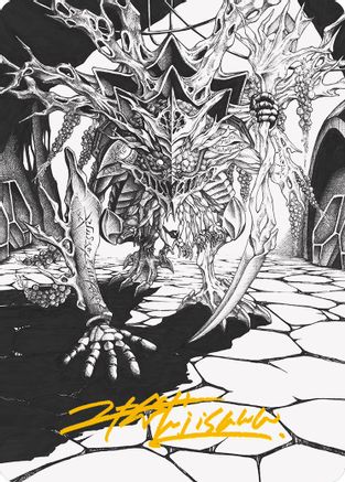 Thrun, Breaker of Silence Art Card (Gold-Stamped Signature) (ASONE-076)
