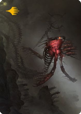 Drivnod, Carnage Dominus Art Card (Gold-Stamped Signature) (ASONE-020)