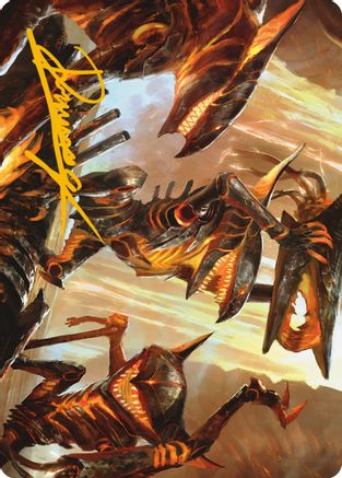 Gleeful Demolition Art Card (Gold-Stamped Signature) (ASONE-028)