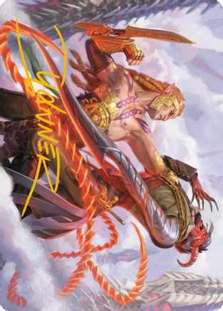 Tyvar's Stand Art Card (Gold-Stamped Signature) (ASONE-043)