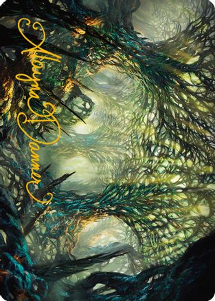The Hunter Maze Art Card (Gold-Stamped Signature) (ASONE-060)