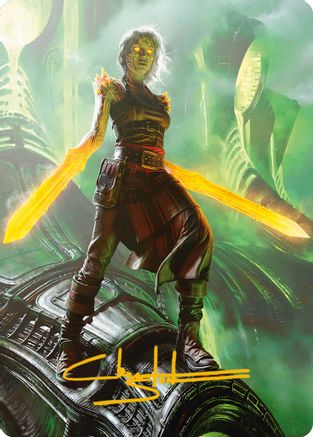 Nahiri, the Unforgiving Art Card (51/81) (Gold-Stamped Signature) (ASONE-051)