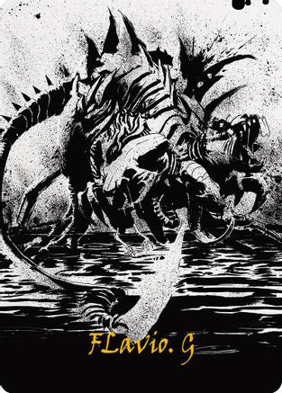 Karumonix, the Rat King Art Card (Gold-Stamped Signature) (ASONE-070)
