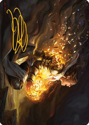 Vanish into Eternity Art Card (Gold-Stamped Signature) (ASONE-010)