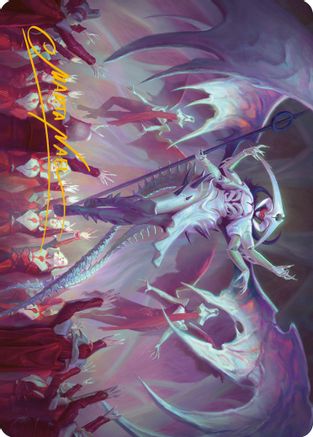 Atraxa, Grand Unifier Art Card (45/81) (Gold-Stamped Signature) (ASONE-045)