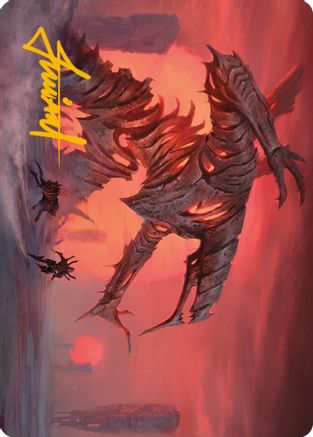 Red Sun's Twilight Art Card (Gold-Stamped Signature) (ASONE-033)