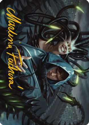 Phyrexian Arena Art Card (Gold-Stamped Signature) (ASONE-022)