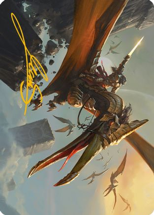 Skyhunter Strike Force Art Card (Gold-Stamped Signature) (ASONE-009)