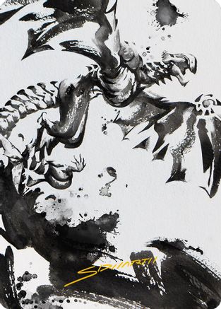 Quicksilver Fisher Art Card (Gold-Stamped Signature) (ASONE-068)