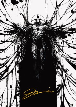 Sinew Dancer Art Card (Gold-Stamped Signature) (ASONE-066)