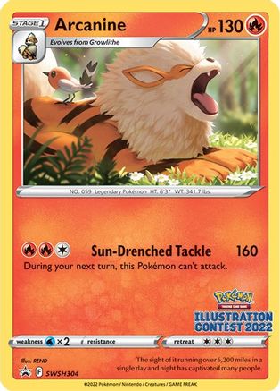Arcanine (Illustration Contest 2022) (SSP-SWSH304)