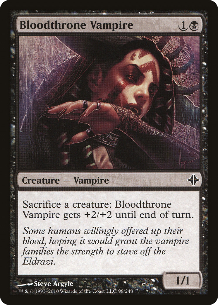 Bloodthrone Vampire (ROE-098) (Foil)