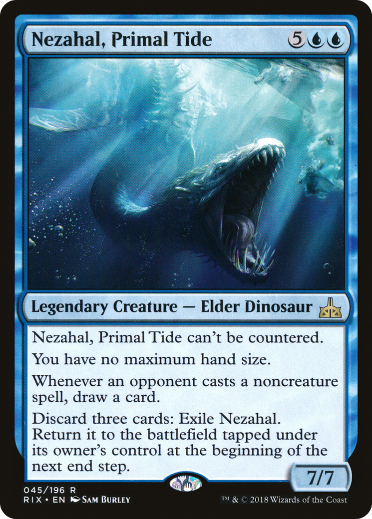 Nezahal, Primal Tide (RIX-045) (Foil)