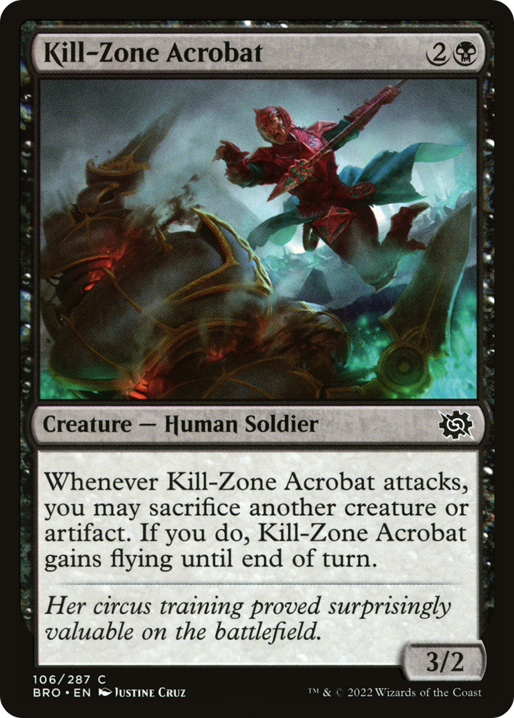 Kill-Zone Acrobat (BRO-106) (Foil)