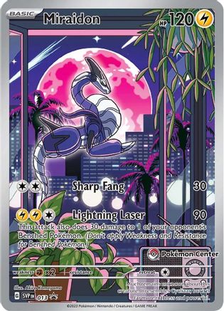 Miraidon (Pokemon Center Exclusive) (SVP-013) (Holofoil)