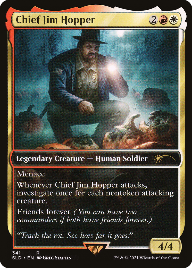 Chief Jim Hopper / Sophina, Spearsage Deserter (SLD-341) (Foil)