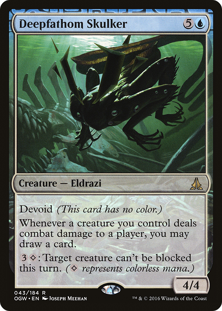 Deepfathom Skulker (OGW-043) (Foil)