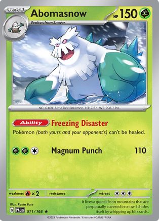 Abomasnow (PAL-011) (Holofoil)
