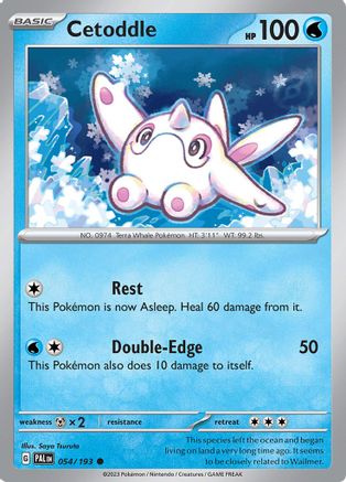 Cetoddle (PAL-054) (Reverse Holofoil)