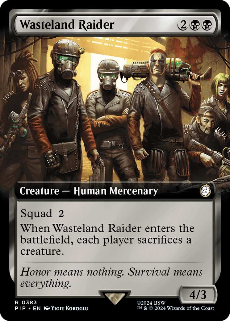 Wasteland Raider (PIP-383) (Extended Art) (Foil)
